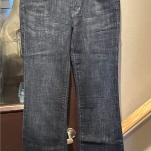 Citizens Of Humanity Blue Flare Wide Leg Denim